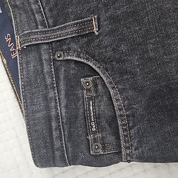 D&G DOLCE & GABBANA, Black Jeans Button FlySize unisex 32 (Italian 46) - Picture 12 of 14